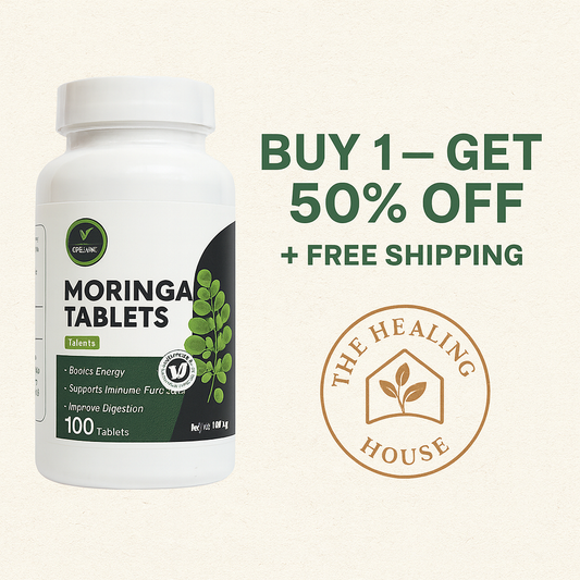 Healing House Moringa Tablets -Buy 1 Get 1 50% OFF