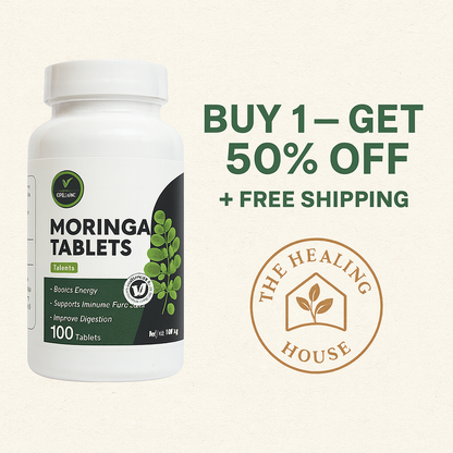 Healing House Moringa Tablets -Buy 1 Get 1 50% OFF